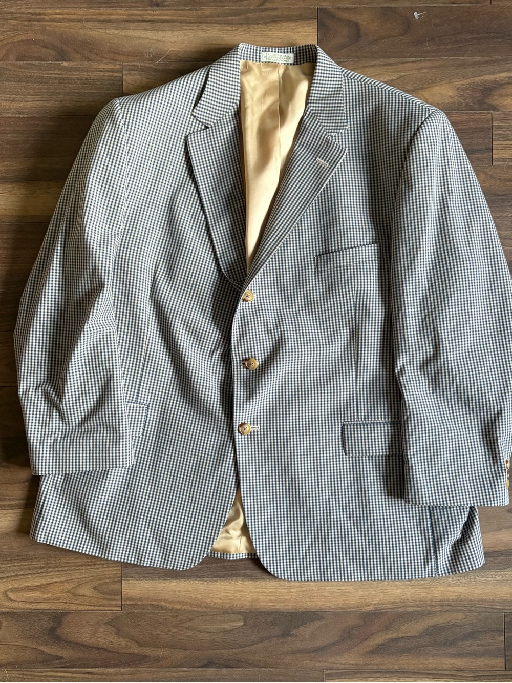 Orvis Black & White Houndstooth Sport Coat Blazer